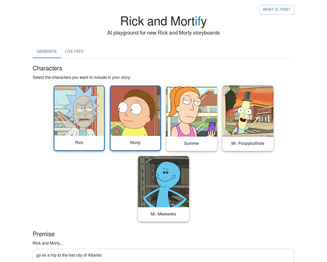 Rick and Mortify
