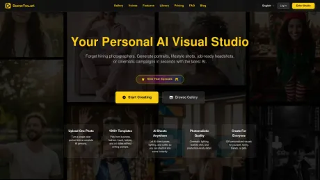 SceneYou.art screenshot