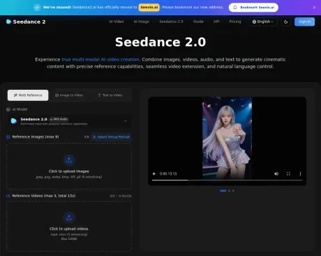 Seedance 2.0 screenshot