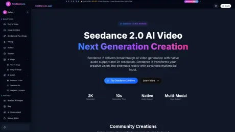 seedances.app screenshot