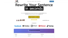 sentence rewriter screenshot