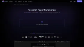 MyMap.AI Research Paper Summarizer screenshot