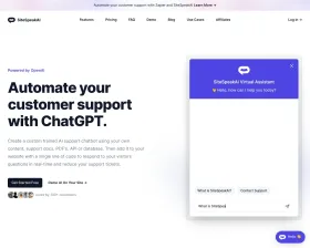 SiteSpeakAI screenshot
