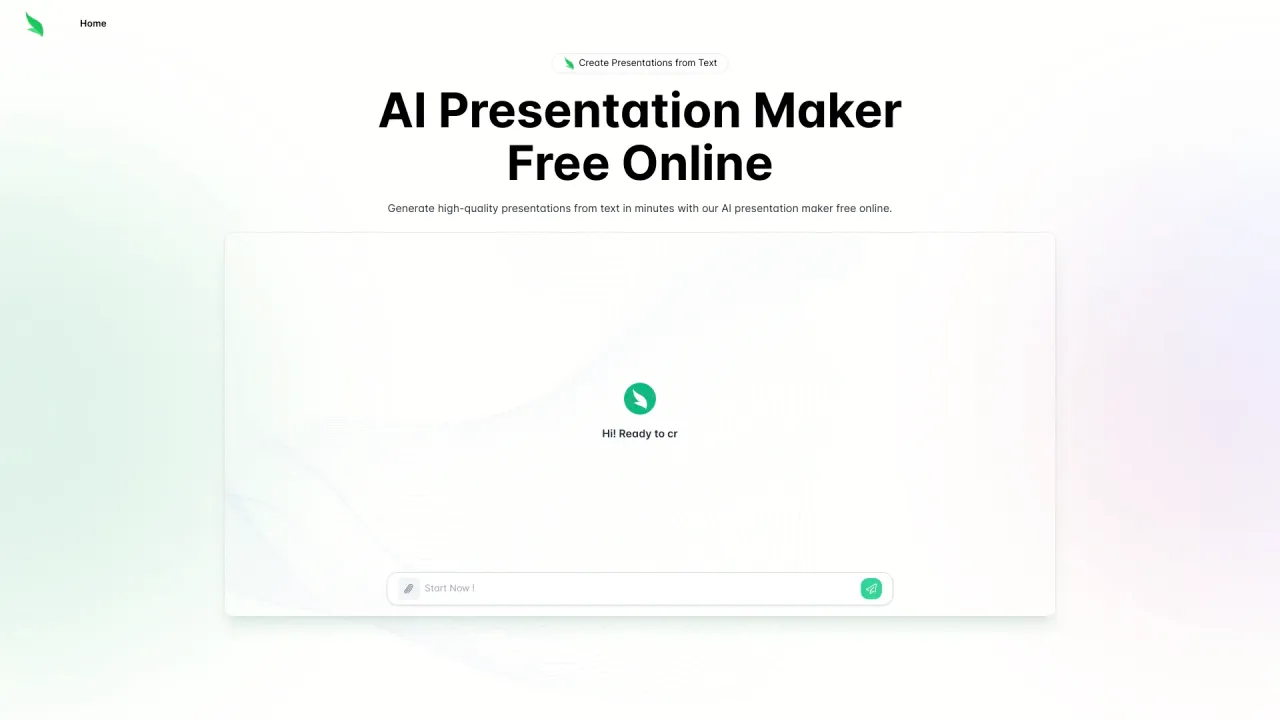 Slides.bot: AI Presentation Maker Free Online
