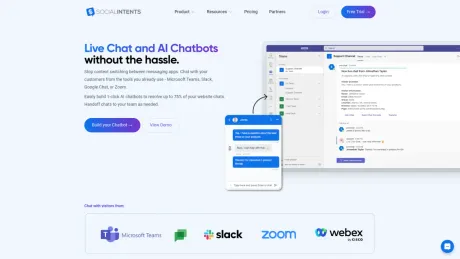 Social Intents screenshot