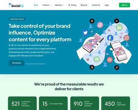 SocialEZ screenshot
