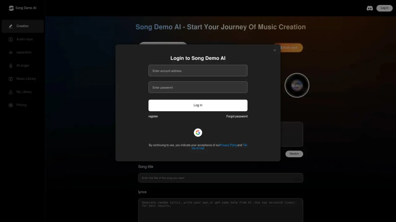 Song Demo AI