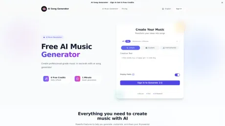 Song Generator AI screenshot