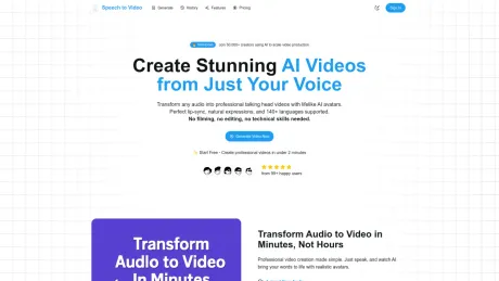 speechtovideo ai screenshot