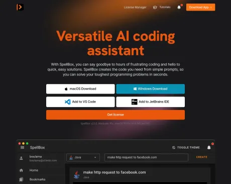 Spellbox screenshot