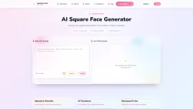 Square Face Avatar Generator screenshot