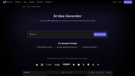 MyMap.AI Idea Generator screenshot