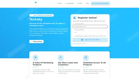 techsky screenshot