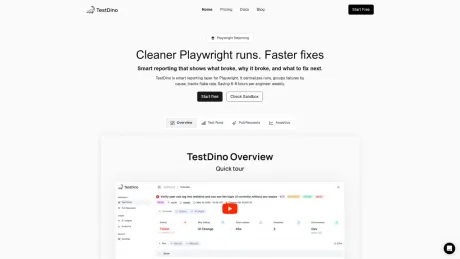 TestDino screenshot