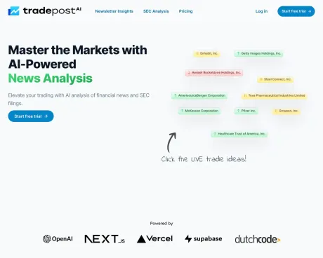 Tradepost AI screenshot
