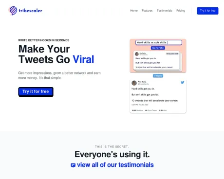 Tribescaler screenshot