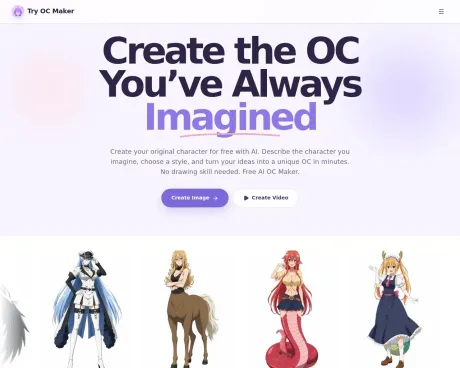 Try OC Maker screenshot
