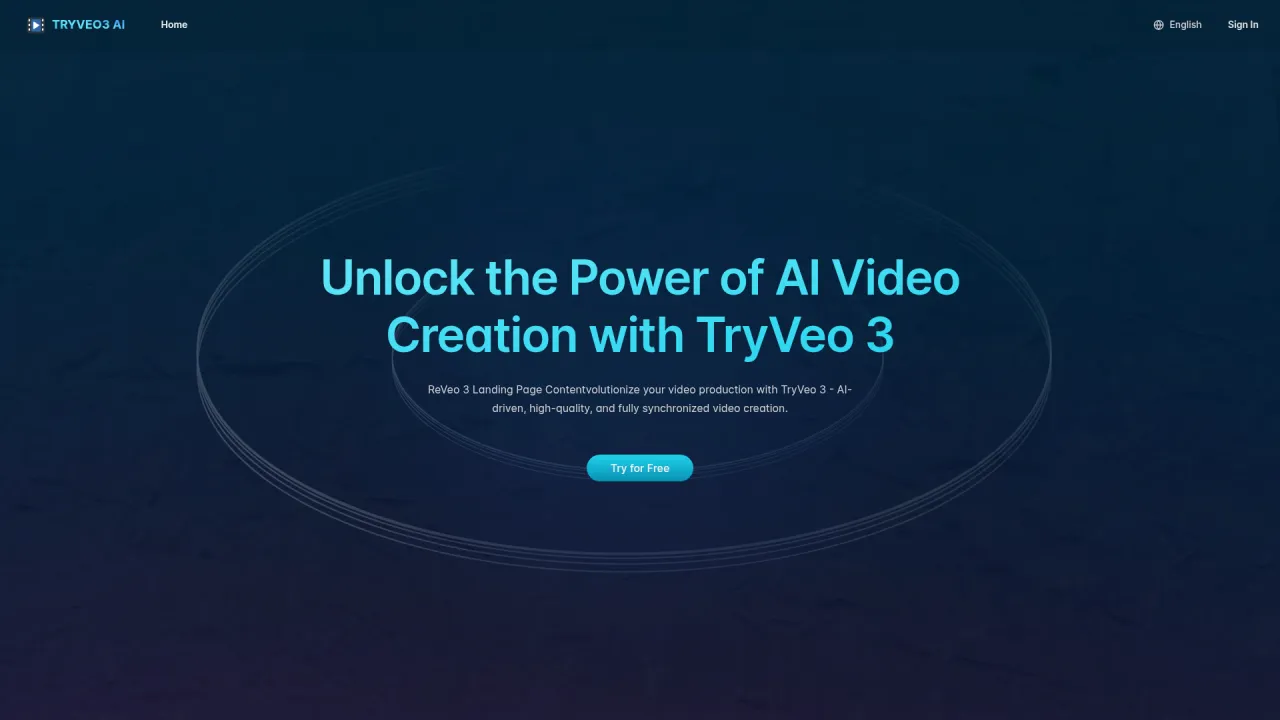 TryVeo3.ai: Free Access to Google Veo 3 for AI Video Generation