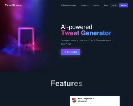 TweetStorm AI screenshot