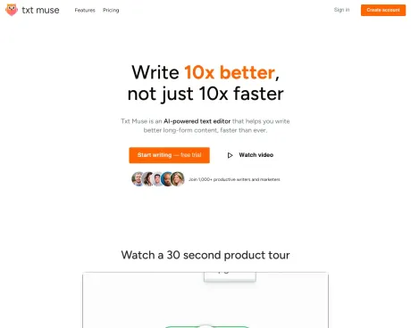 Txt Muse screenshot