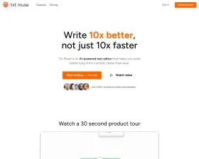 Txt Muse screenshot