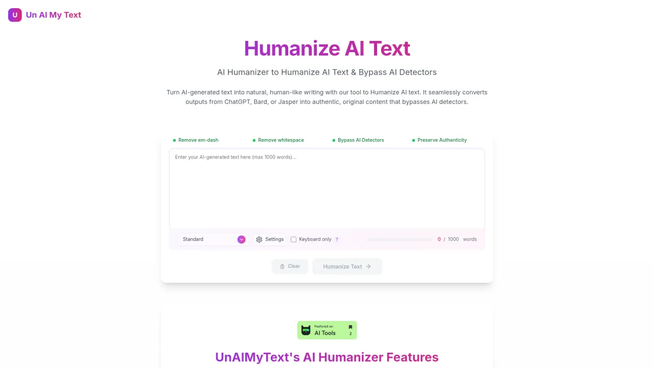 UnAIMyText