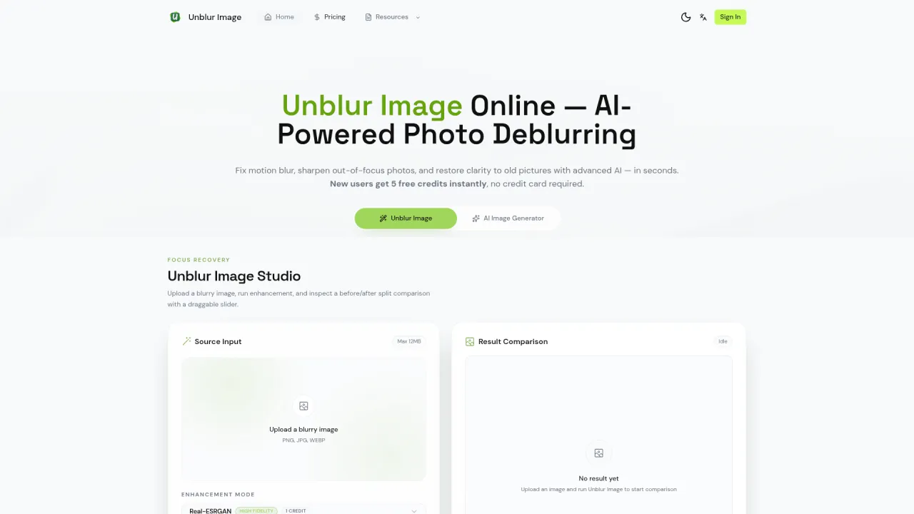 Unblur Image AI