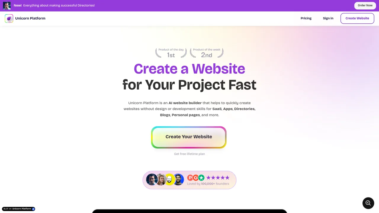 Unicorn Platform