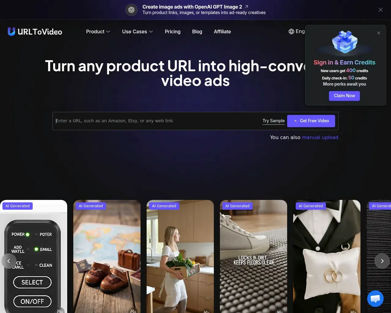 UrlToVideo AI