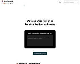 Userpersona screenshot