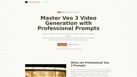 veo 3 prompts screenshot