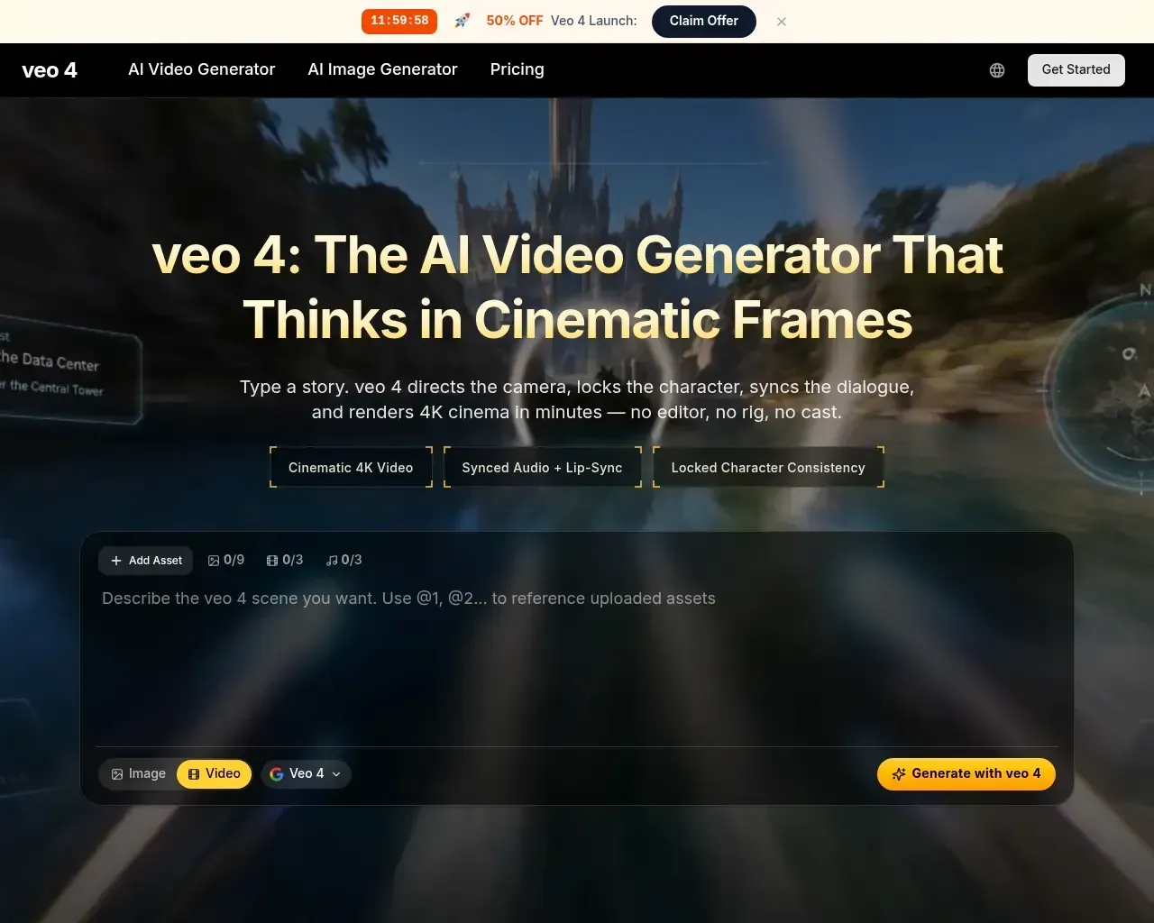 Veo 4 AI Video Generator