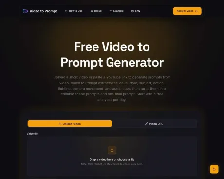 Video to Prompt screenshot