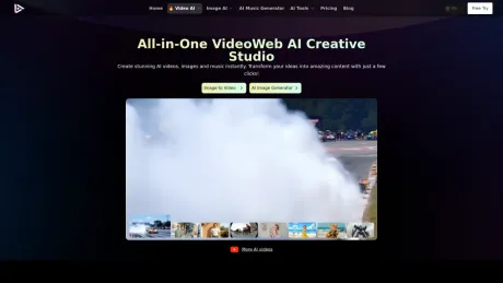 Videoweb-ai screenshot