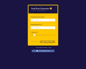 Viral Post Generator screenshot