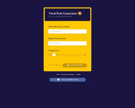 Viral Post Generator screenshot
