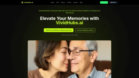 vividhubs.ai:AI kissing Video Generator screenshot