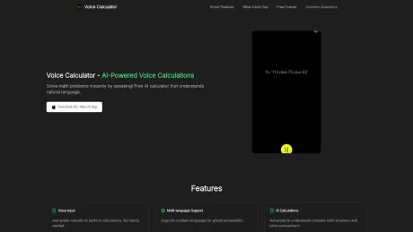 Voice Calculator screenshot