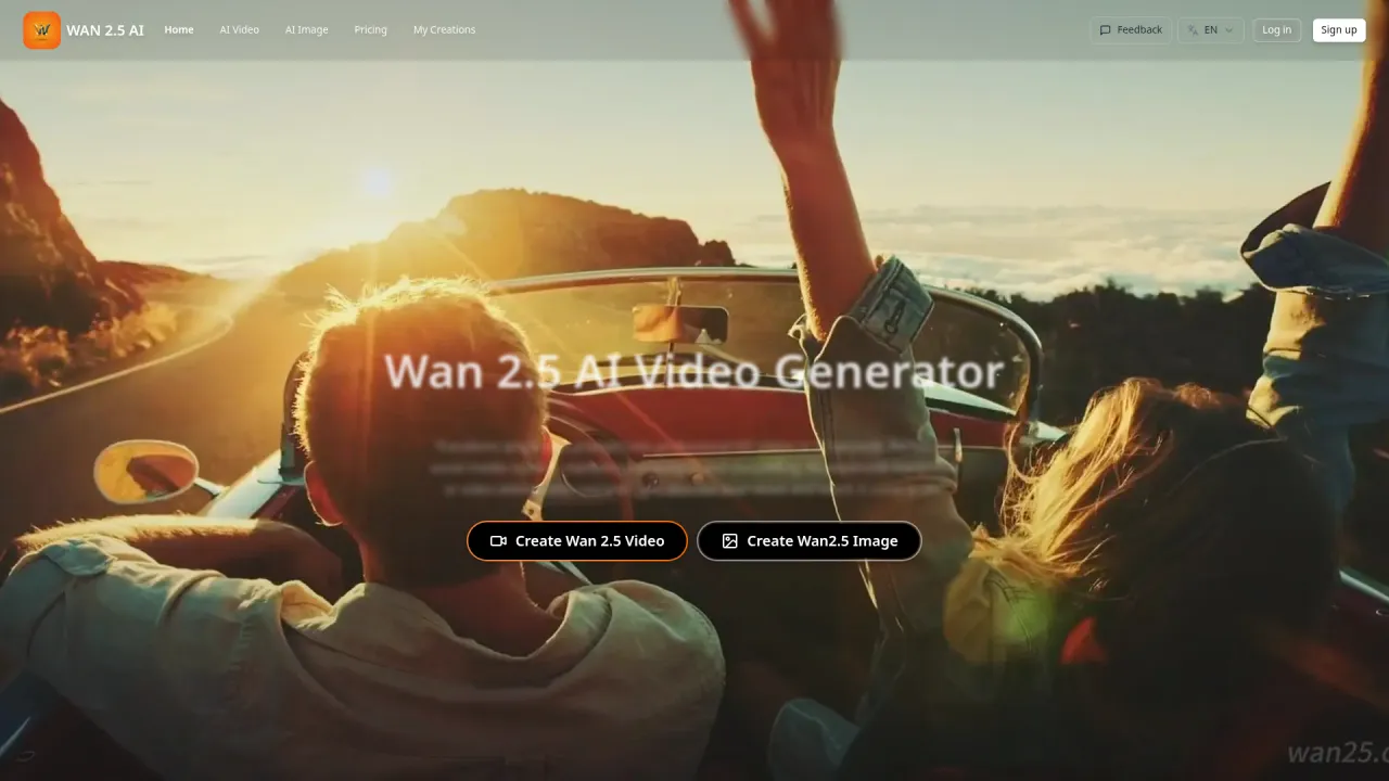 Wan 2.5 AI Video Generator