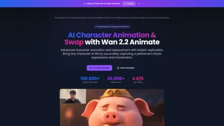 Wan Animate screenshot