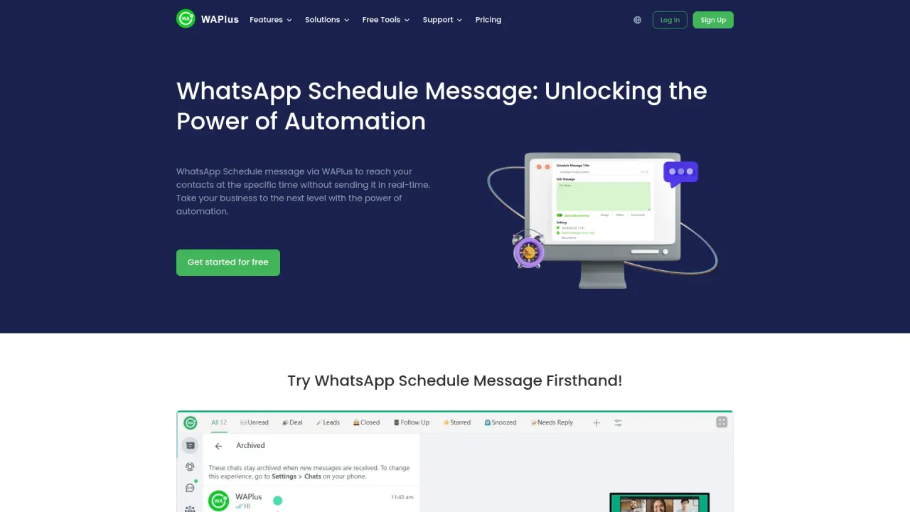 WhatsApp Schedule Message
