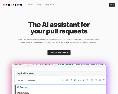 Whatthediff screenshot