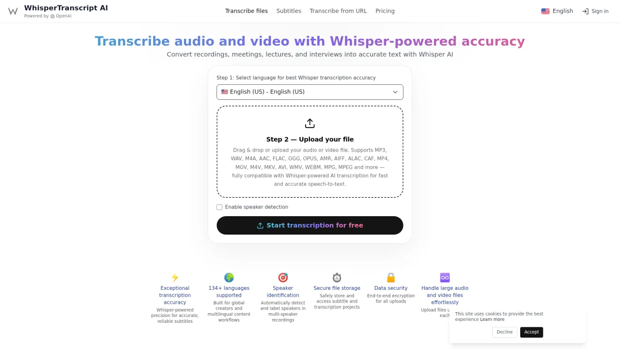 WhisperTranscript.ai