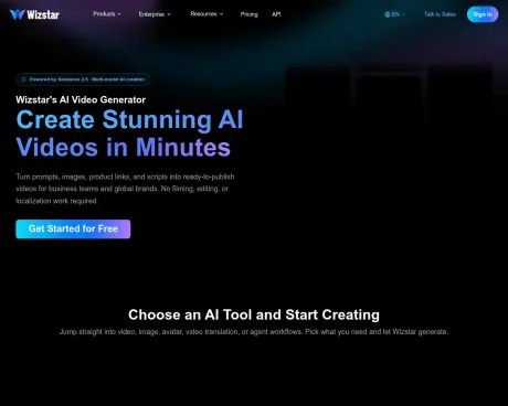 Wizstar screenshot