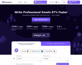 WriteMail.ai screenshot