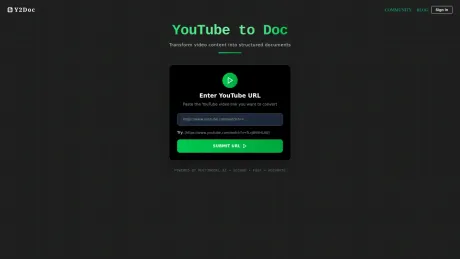 Y2doc screenshot