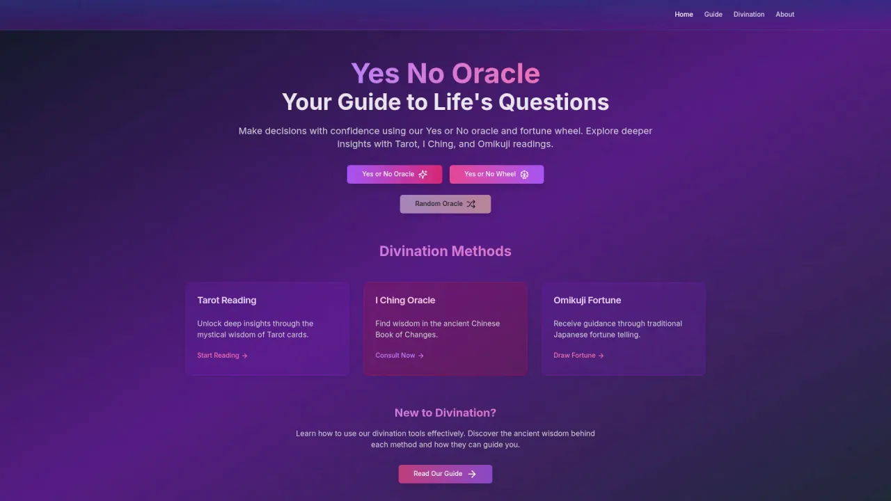 Yes No Oracle