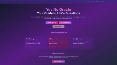 Yes No Oracle screenshot