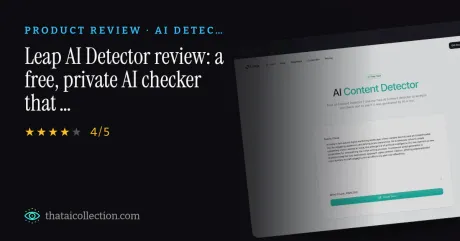 Leap AI Detector review: a free, private AI checker that admits its limits thumbnail