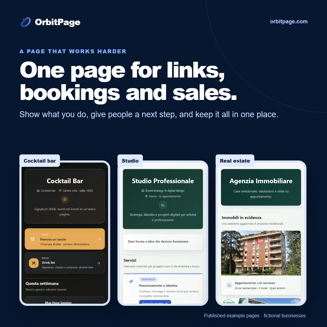 OrbitPage screenshot